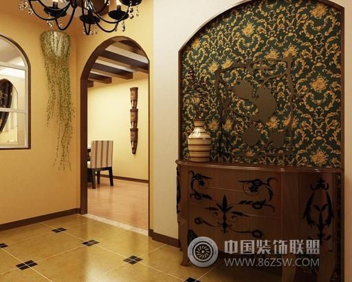 美式玄關裝修圖片