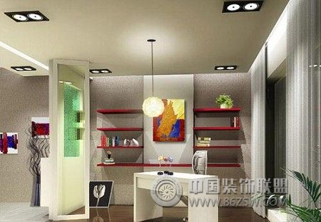 現(xiàn)代書(shū)房裝修圖片