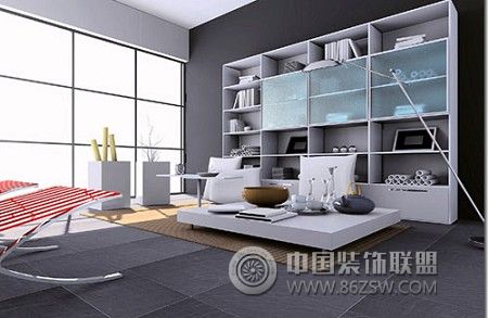 現(xiàn)代書(shū)房裝修圖片