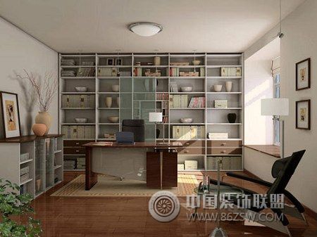 現(xiàn)代書房裝修圖片