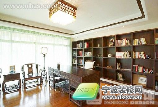 中式書房裝修圖片