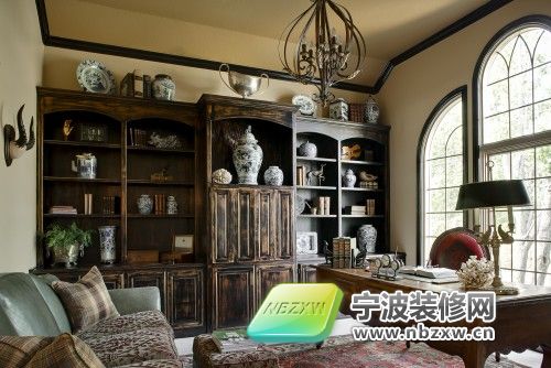 混搭書房裝修圖片