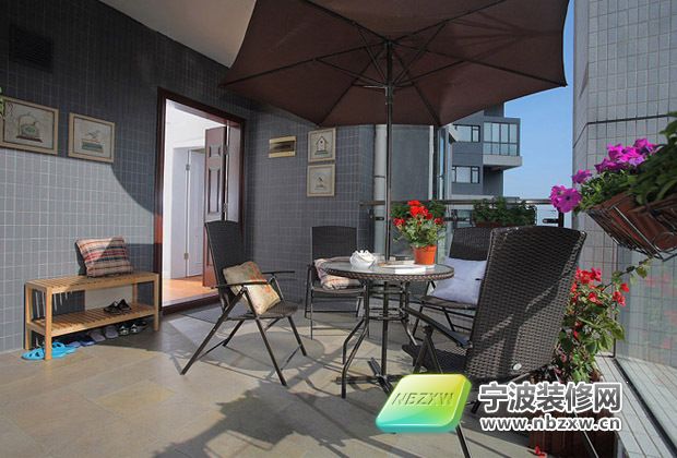田園陽臺(tái)裝修圖片