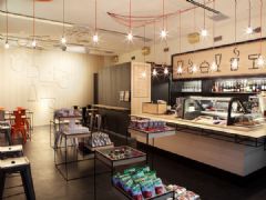 別致的咖啡店現(xiàn)代餐廳裝修圖片