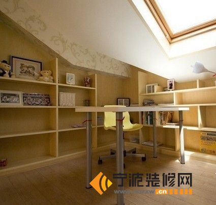 混搭書(shū)房裝修圖片