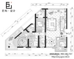 六號(hào)公館簡約客廳裝修圖片