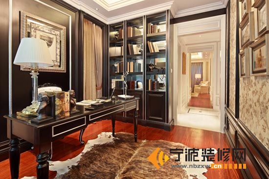歐式書房裝修圖片