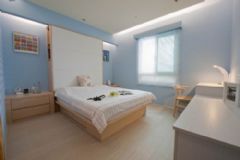 75平北歐溫馨雅居簡約臥室裝修圖片