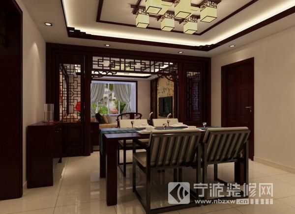 中式餐廳裝修圖片