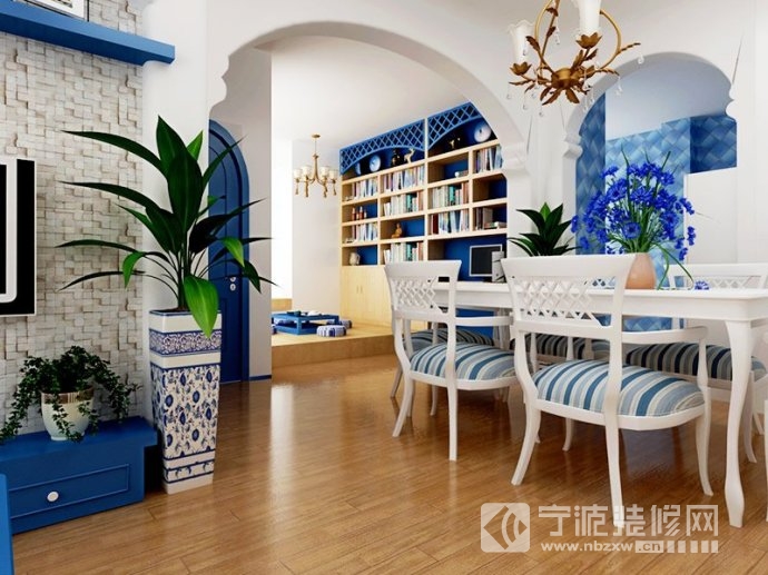 地中海餐廳裝修圖片