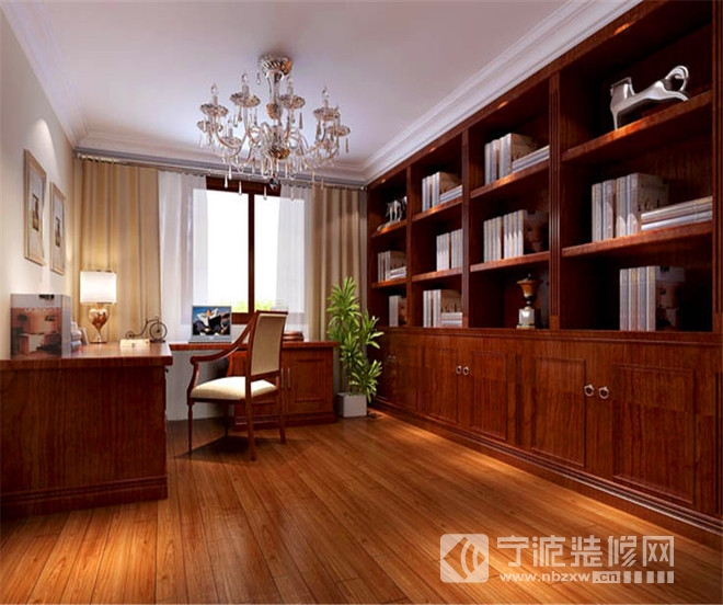 現(xiàn)代書房裝修圖片