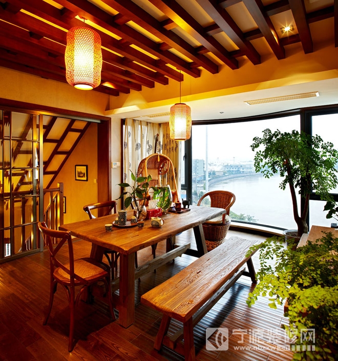 中式餐廳裝修圖片
