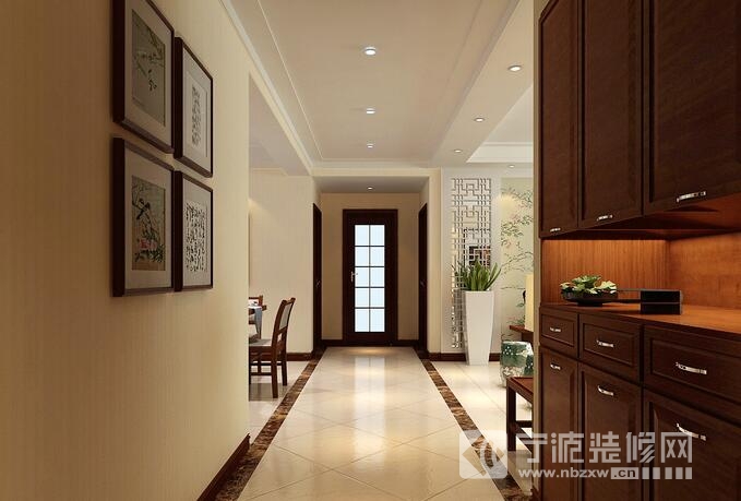 中式過(guò)道裝修圖片