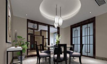 130平中式風4室2廳2衛(wèi)設(shè)計作品欣賞中式裝修圖片
